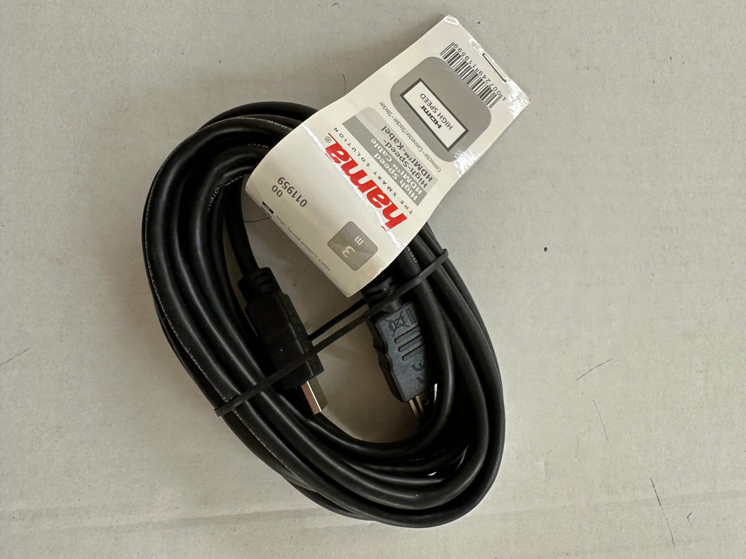 Hama (011959)Verbindungskabel HDMI-Stecker - HDMI-Stecker 3m