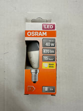 Lade das Bild in den Galerie-Viewer, Osram LED Value Classic P 5,5-40W/827 E14 470lm matt warmweiß nicht dimmbar b(593)
