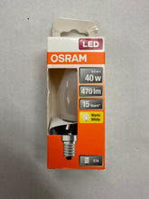 Lade das Bild in den Galerie-Viewer, OSRAM LED-Lampe STAR CLASSIC B 40 E14 4,9 W matt
