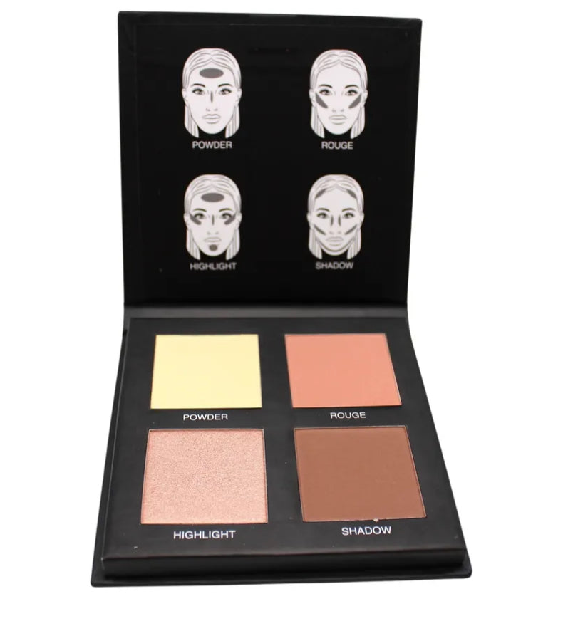 Nick Assfalg Pretty Face Palette - Puder, Rouge, Highlighter  16g