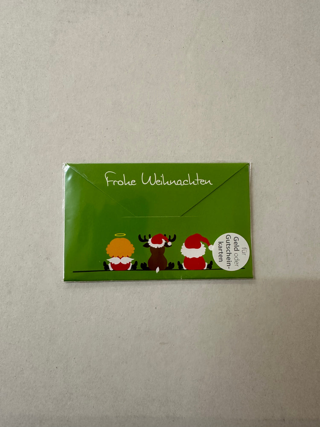 Weihnachtskarte mit Umschlag 11x7 cm