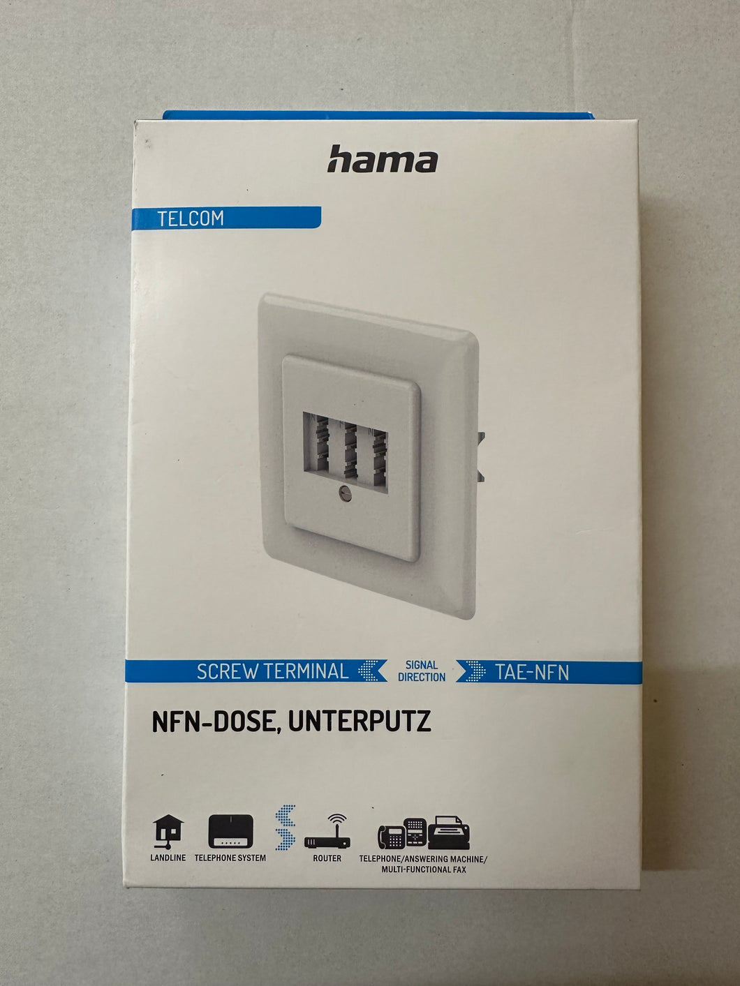 Hama TAE-NFN-Telefondose, Unterputz