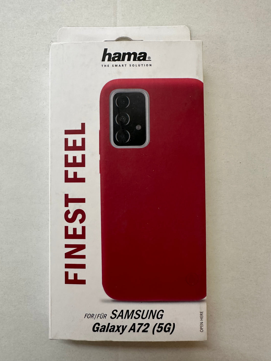 Hama Finest Feel Cover Samsung Galaxy A72 Rot
