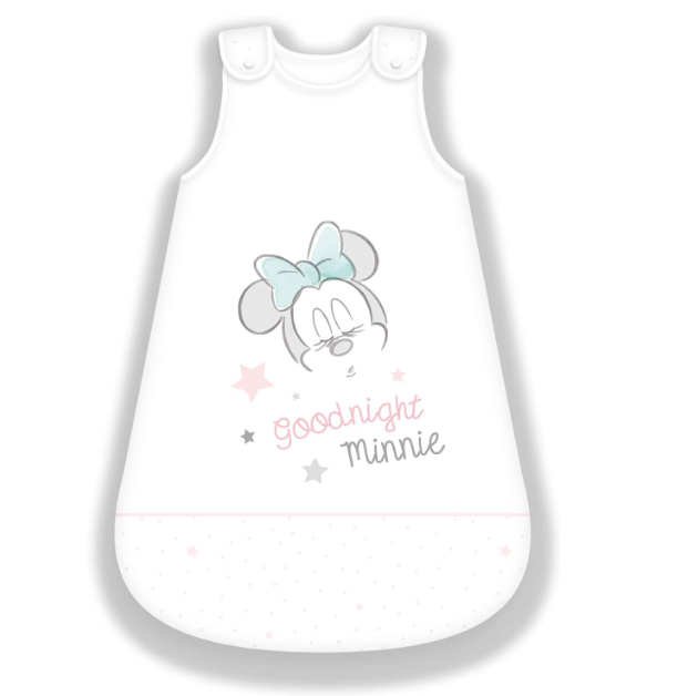 Herding Disney's Minnie Mouse Babyschlafsack, Baumwolle, Weiß, 90 cm