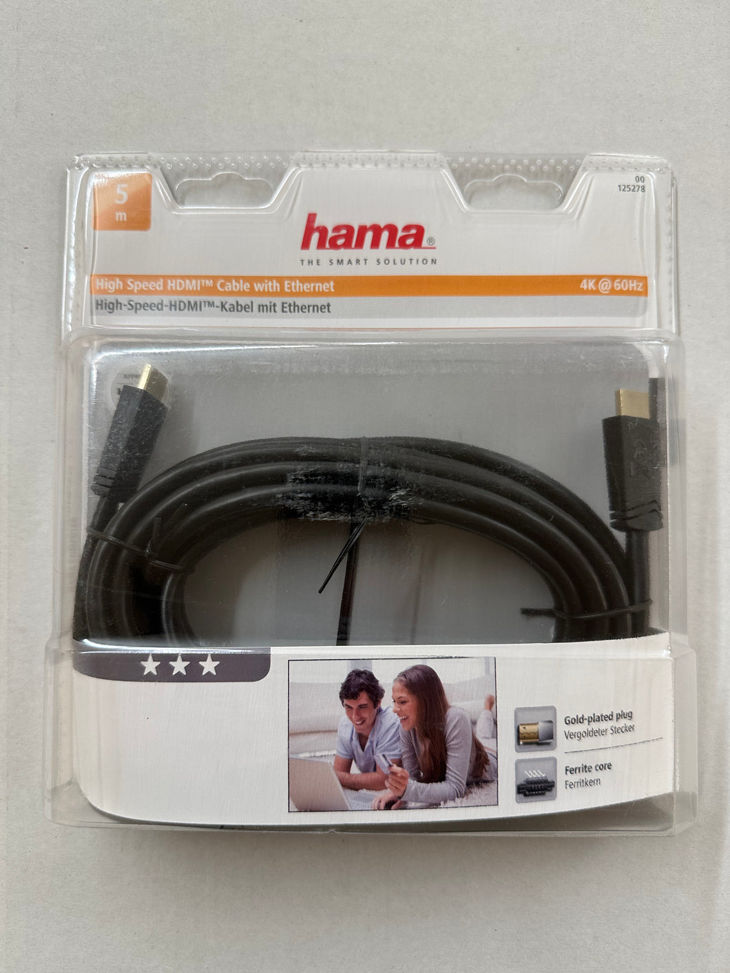 Hama	00125278 - HDMI (Schwarz