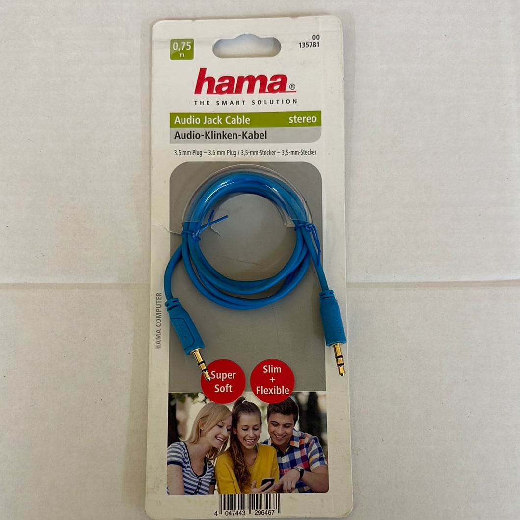 Hama 00135781 3,5-mm-Audio-Klinken-Kabel 