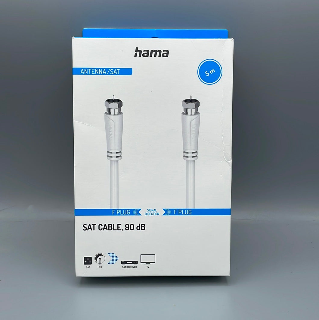 Hama Sat Kabel 90dB F Plug 5m (00205065)