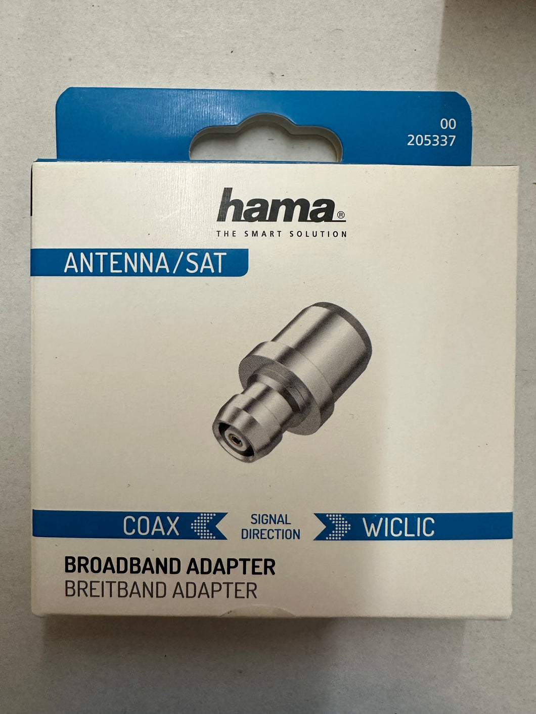Hama Breitband-Adapter IEC Stecker - WICLIC Version DV26