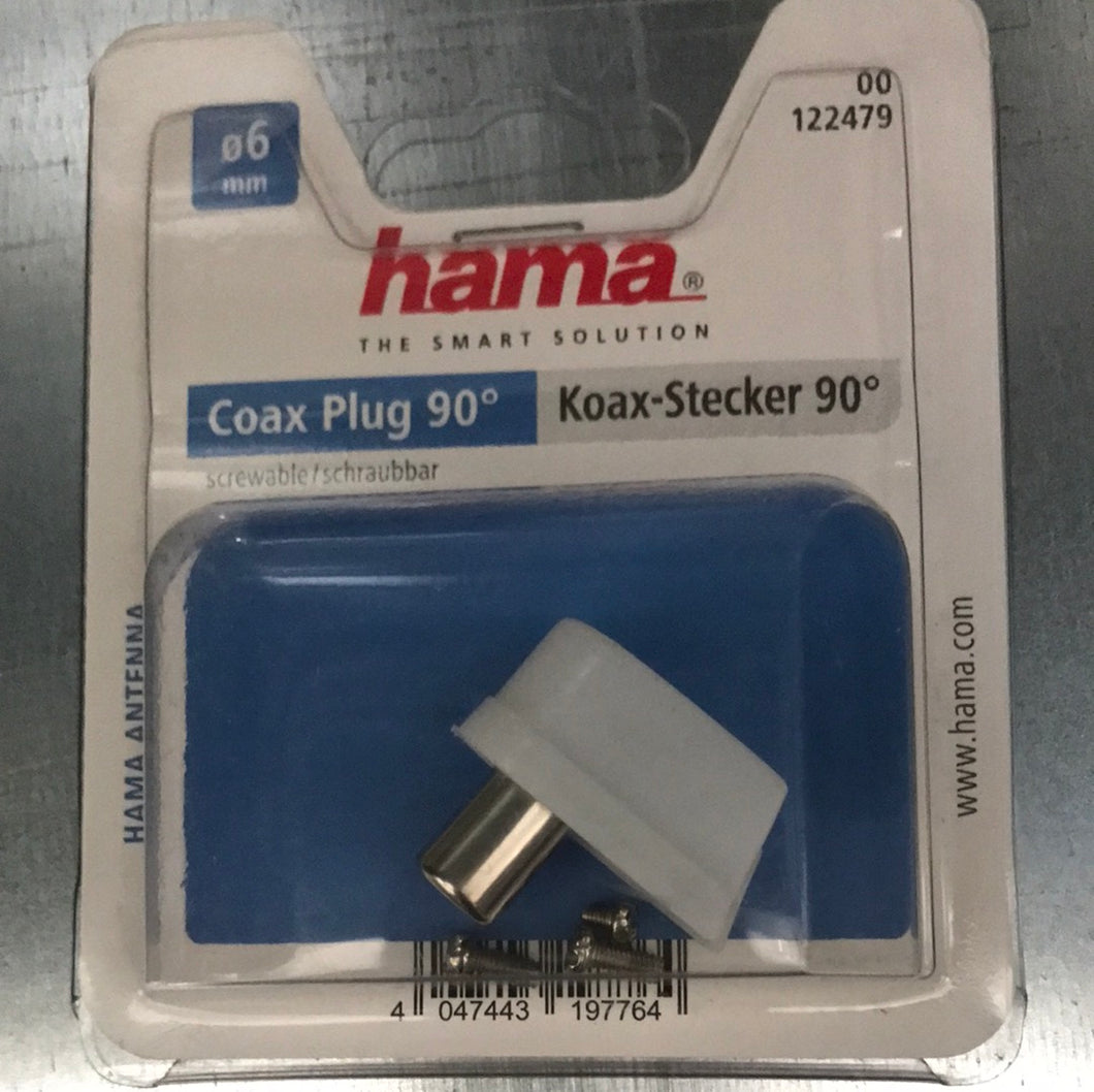 HAMA (122479)Koax-Stecker 6mm,schraubst
