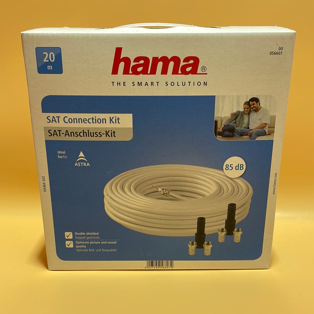 Hama SAT-Anschluss-Kit, 85 dB, 20 m
