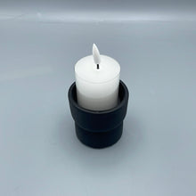Lade das Bild in den Galerie-Viewer, ELAMBIA 3 LED-Kerzen Flamme Luma, Timer inkl. Kerzenhalter Höhe 7cm, Ø 7cm

