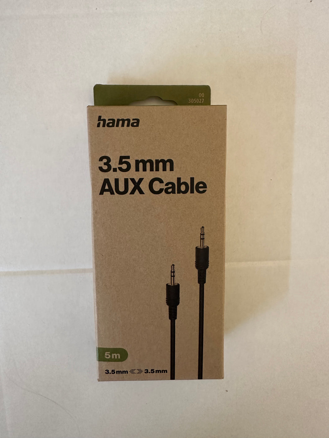 HAMA Audio-Kabel, 3,5-mm-Klinken-Stecker/Stecker, Stereo, 5,0 m