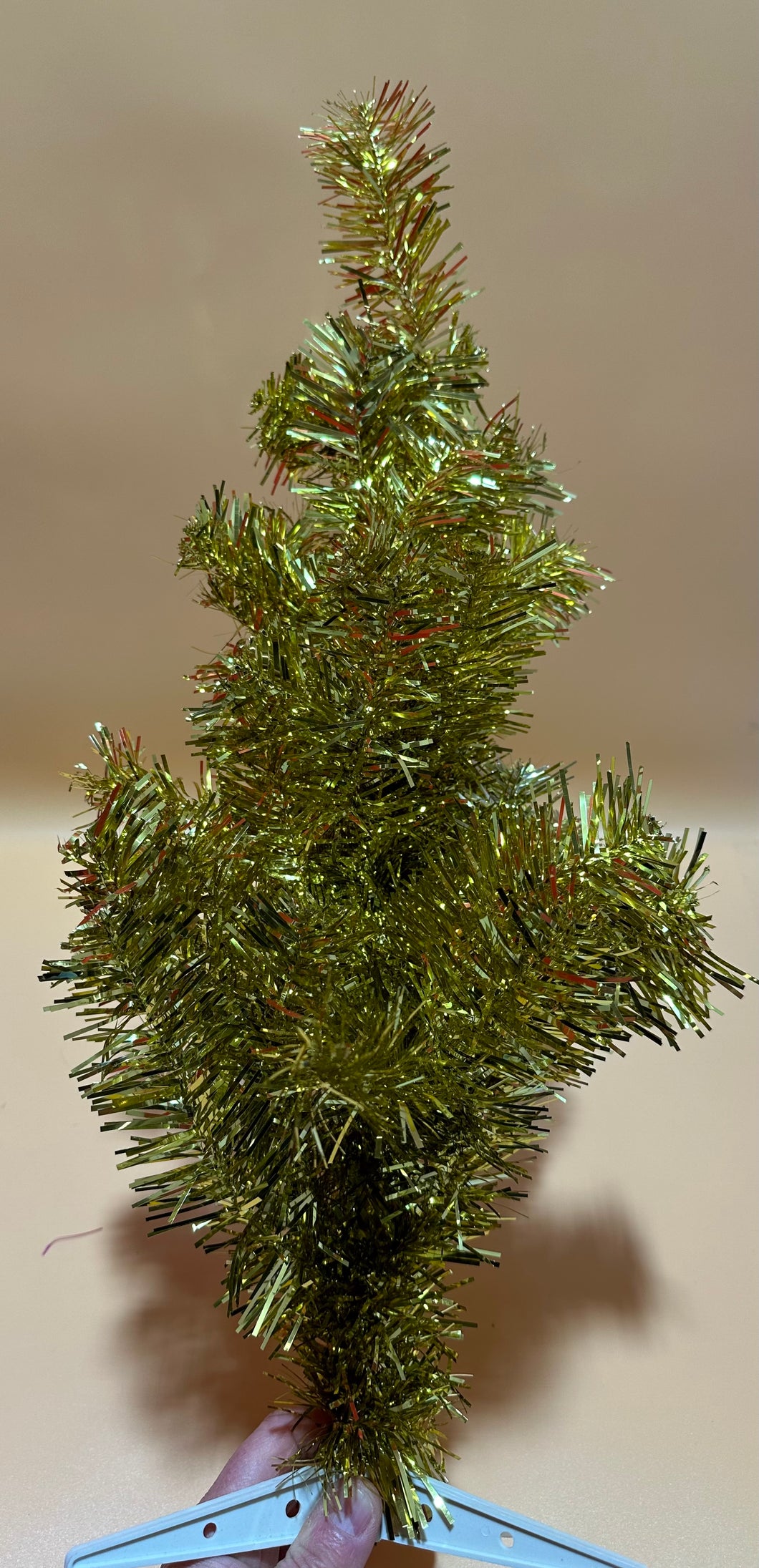 Weihnachtsbaum Gold 40 cm mit Ständer