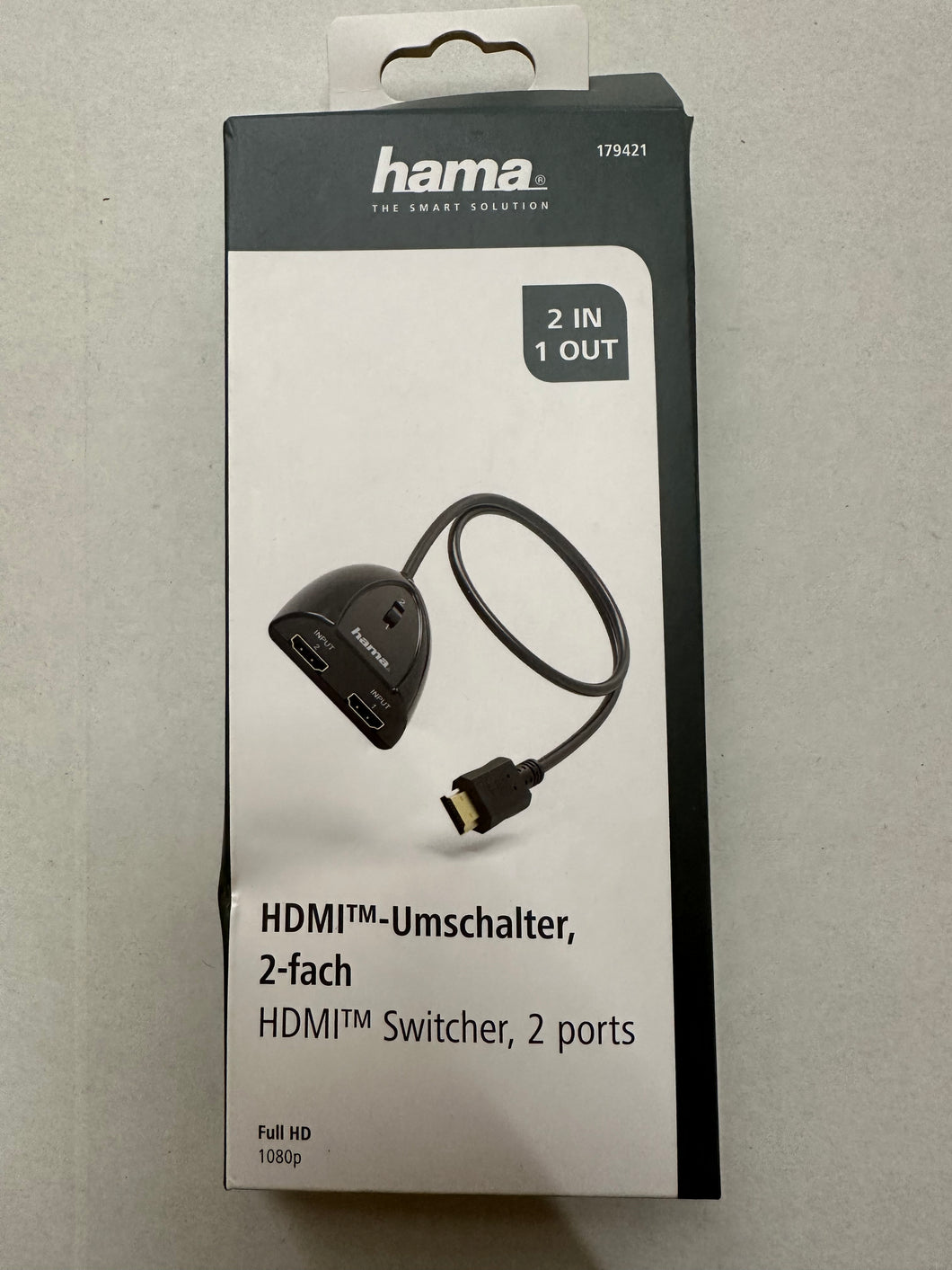 Hama HDMI™-Umschalter 2x1