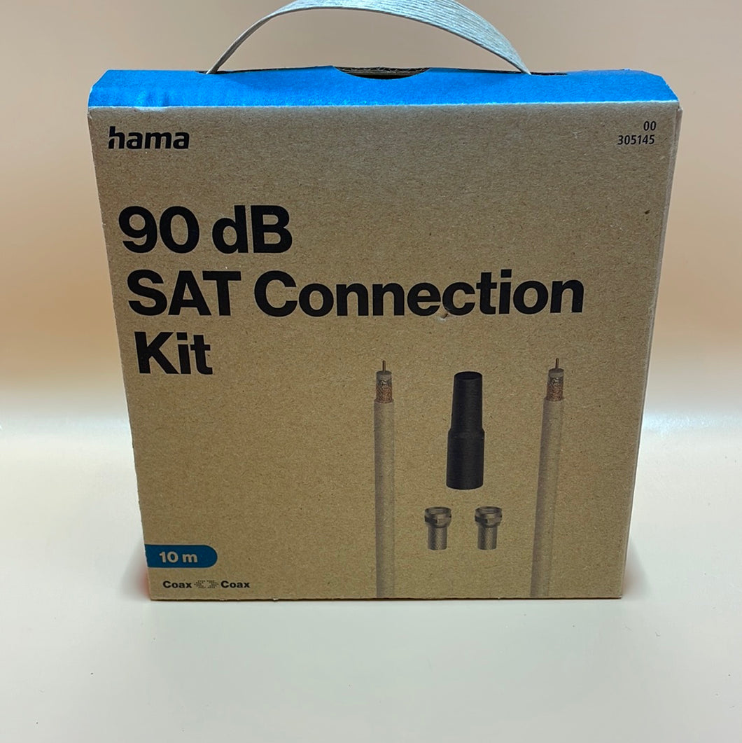 Hama SAT-Anschluss-Kit Digital 90dB 10m - Kabel-/Adapterset - Digital/Daten (00305145)