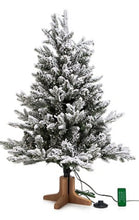 Lade das Bild in den Galerie-Viewer, LUMIDA Xmas Deluxe Weihnachtsbaum Ständer in Holz-Optik Aufbewahrungstasche &amp; FB, 132 Funktionen
