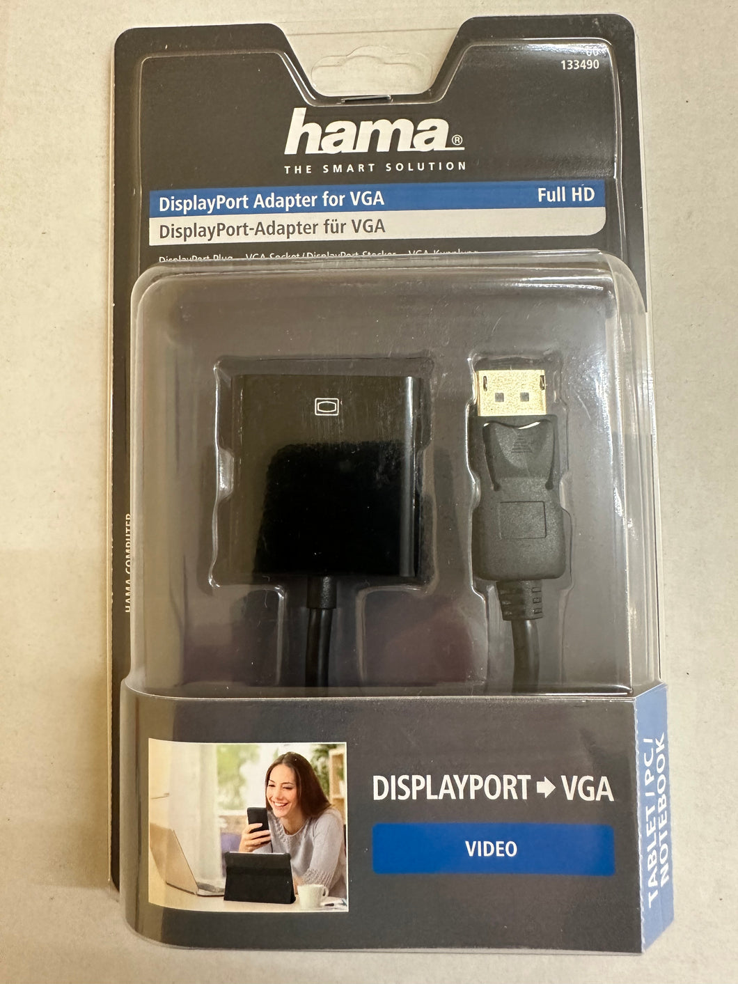Hama DisplayPort-Adapter für VGA, Full HD