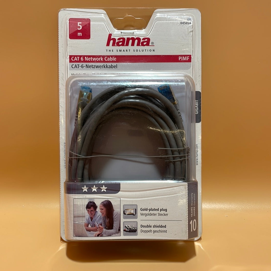 Hama CAT6 RJ-45 Network Cable Double-Shielded 5 m