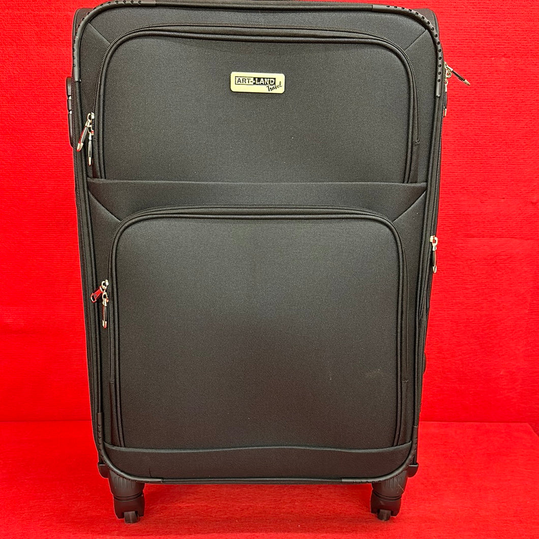 Reisekoffer Koffer Stoff 360 Grad Räder Farbe schwarz