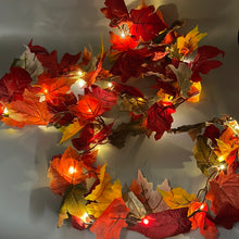 Lade das Bild in den Galerie-Viewer, LED-Girlande Herbstblätter
