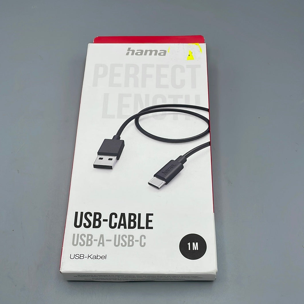 Hama Daten Kabel USB-A USB-C 1m (00201594)