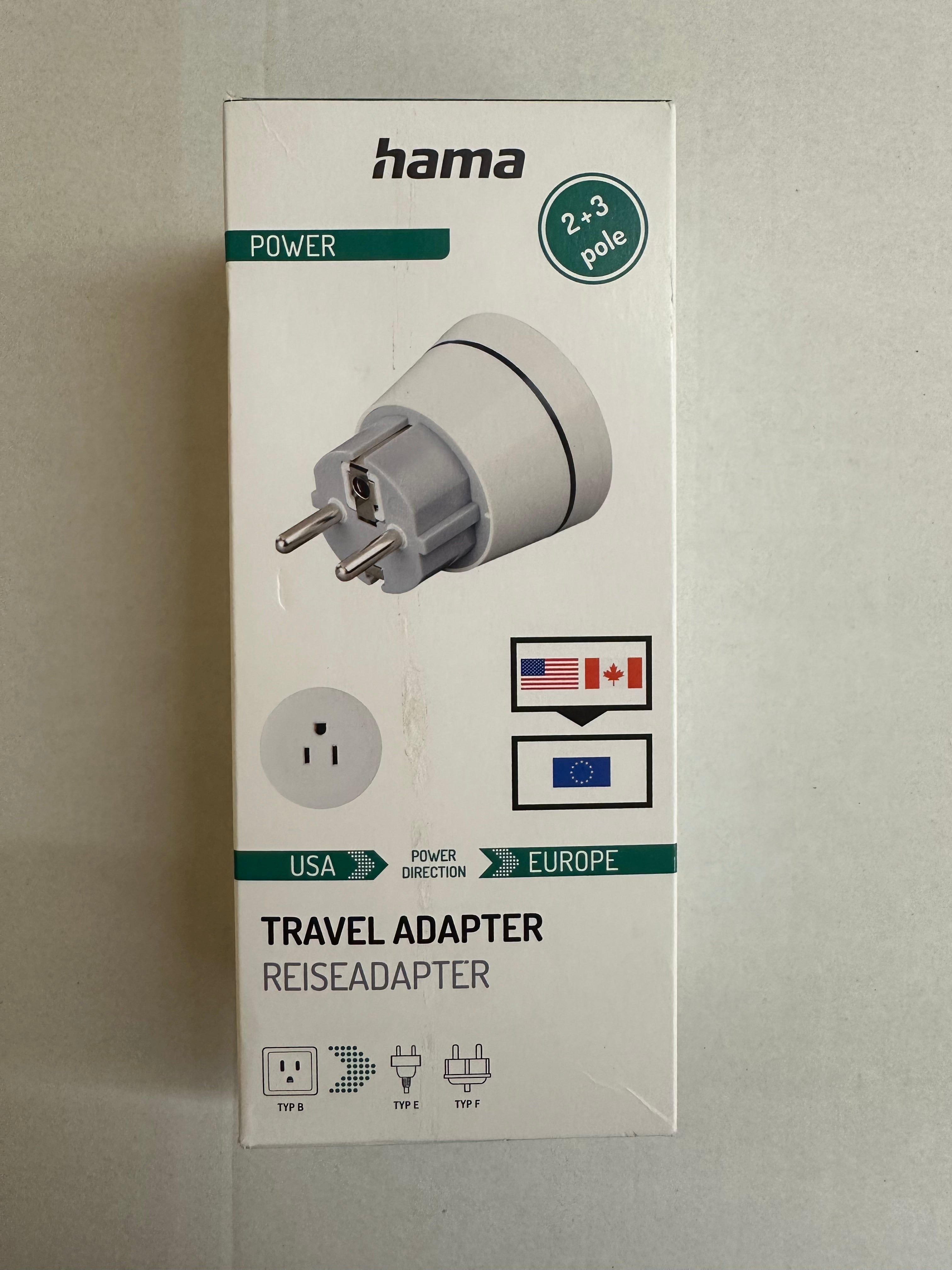 HAMA Reisestecker Travel Adapter Europa -China/Australien/Neuseeland – Die  Mega Kiste
