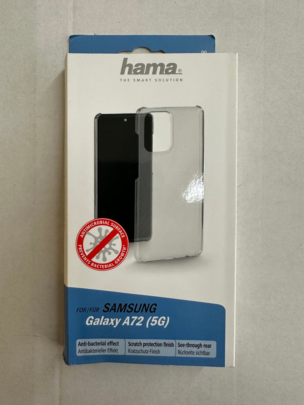 HAMA 196730 CO ANTIBAC SAMSUNG A72, TR, Backcover, Samsung, Galaxy A 72, Transparent