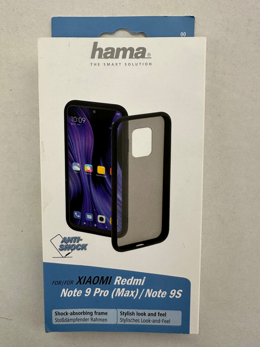Hama Cover Invisible für Xiaomi Redmi Note 9 Pro/Note 9S schwarz