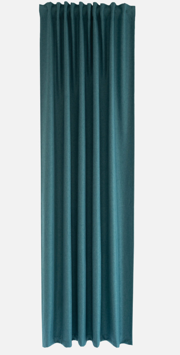 Mikronesse Soft Velvet Vorhang 2tlg. Petrol