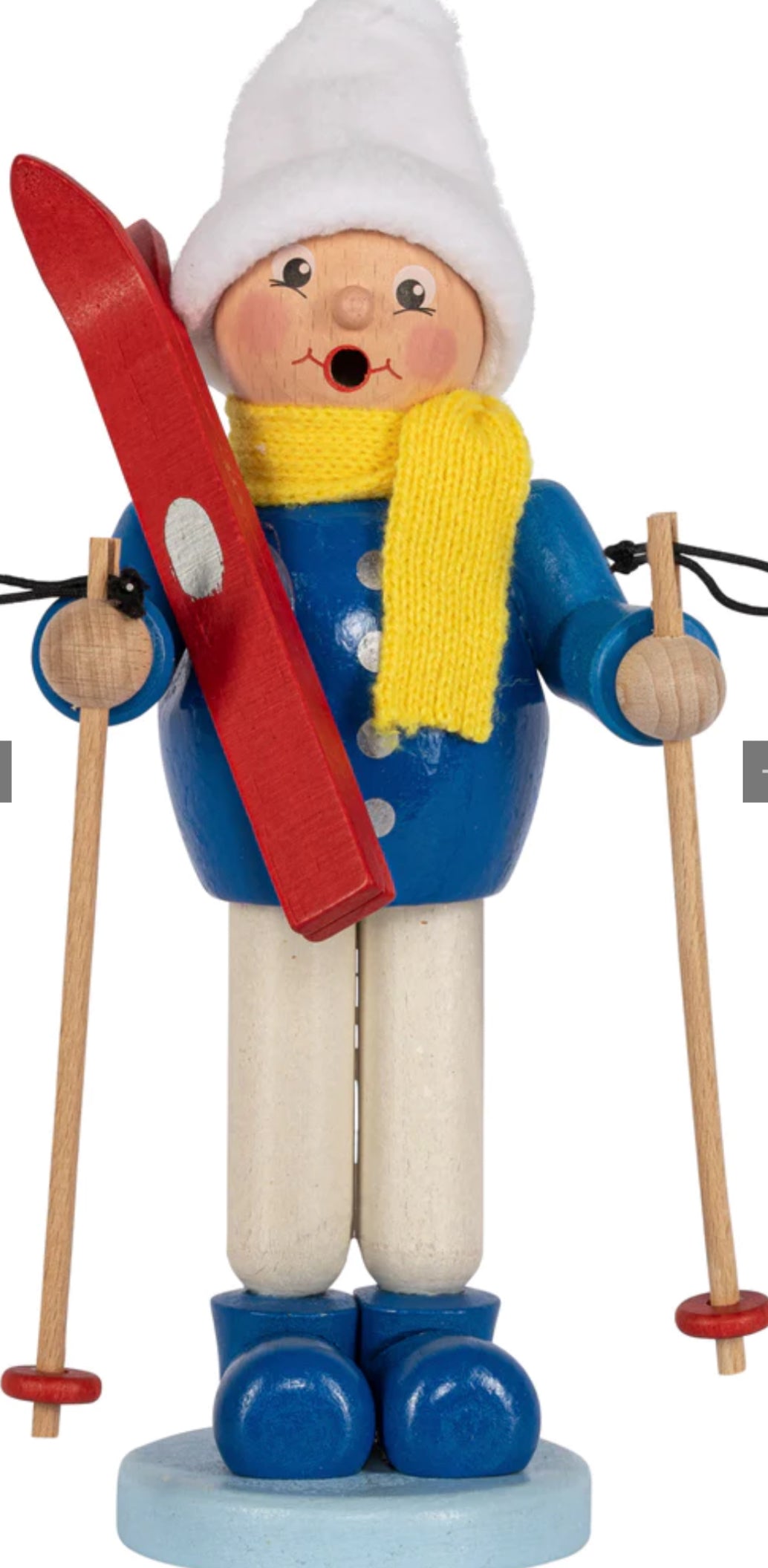 Saico Räucherfigur 'Junge mit Ski'