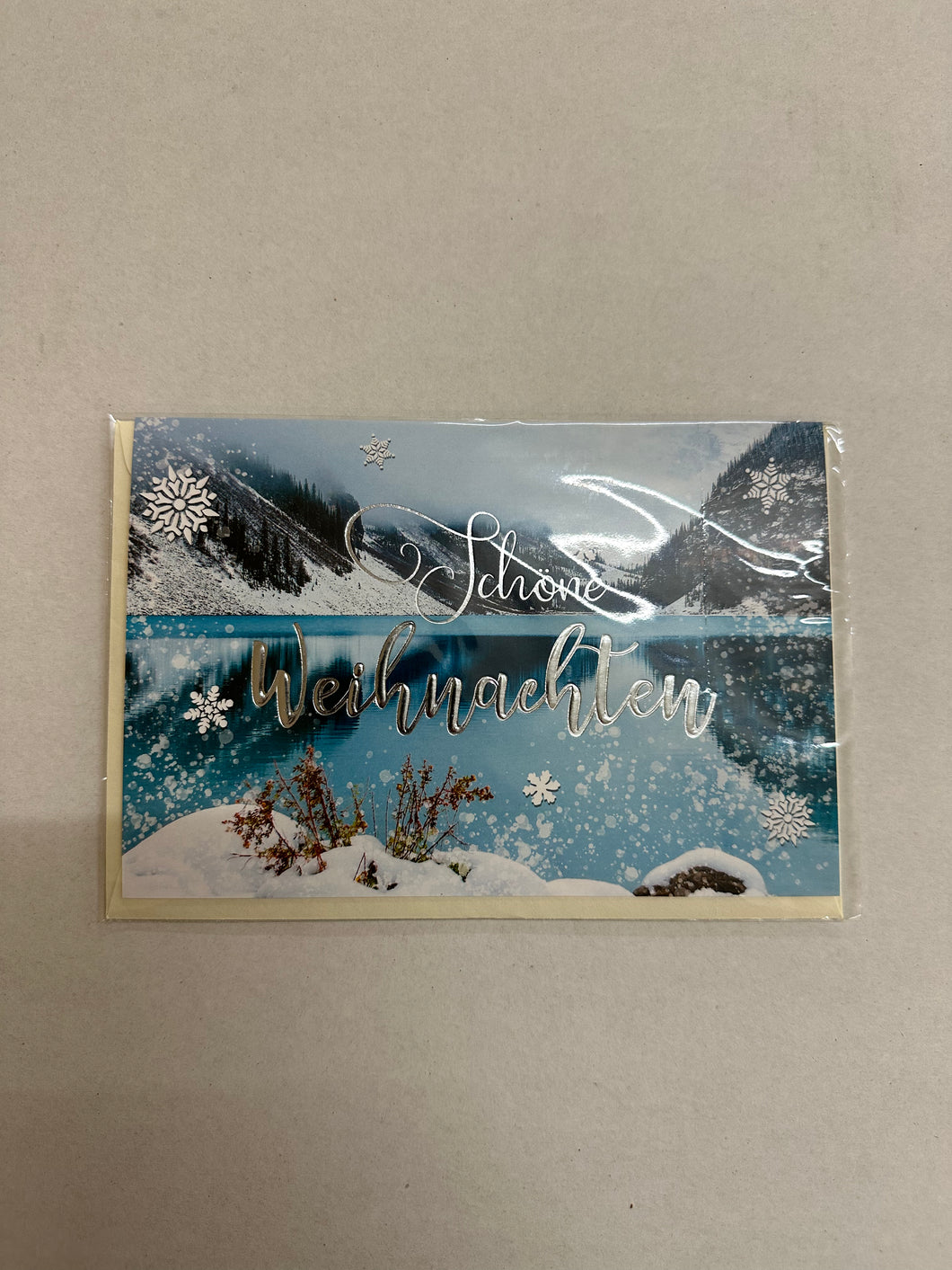 Weihnachtskarte mit Umschlag 17x11,5 cm