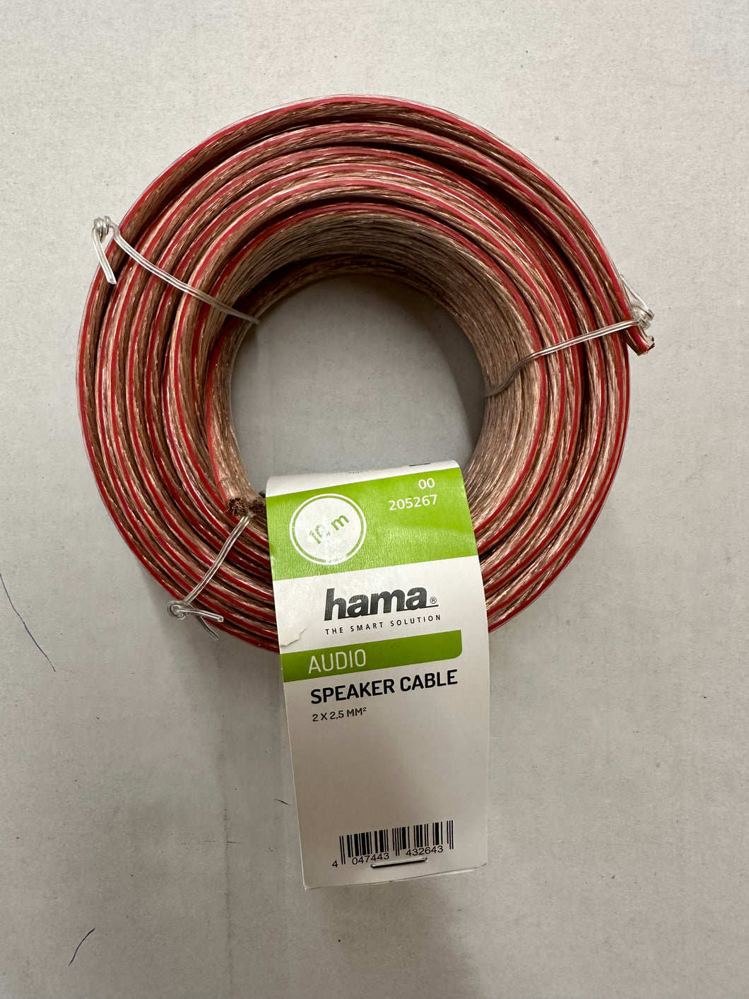 Hama 00205267 Audio-Kabel Kupfer