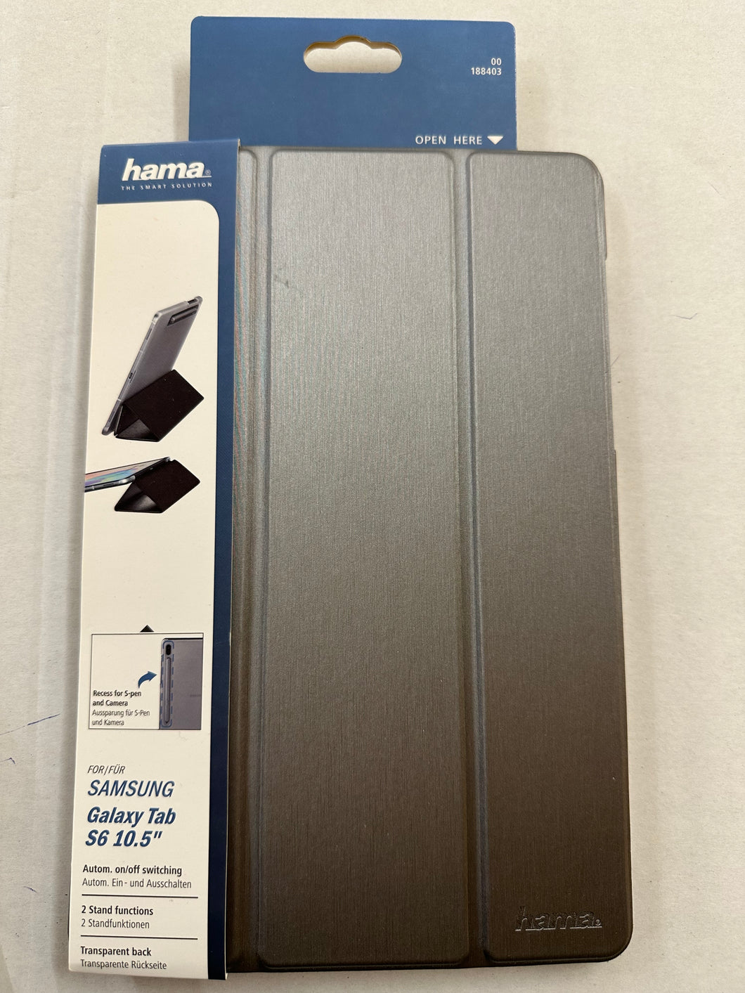 HAMA Fold Clear für Samsung Galaxy Tab S6 10.5
