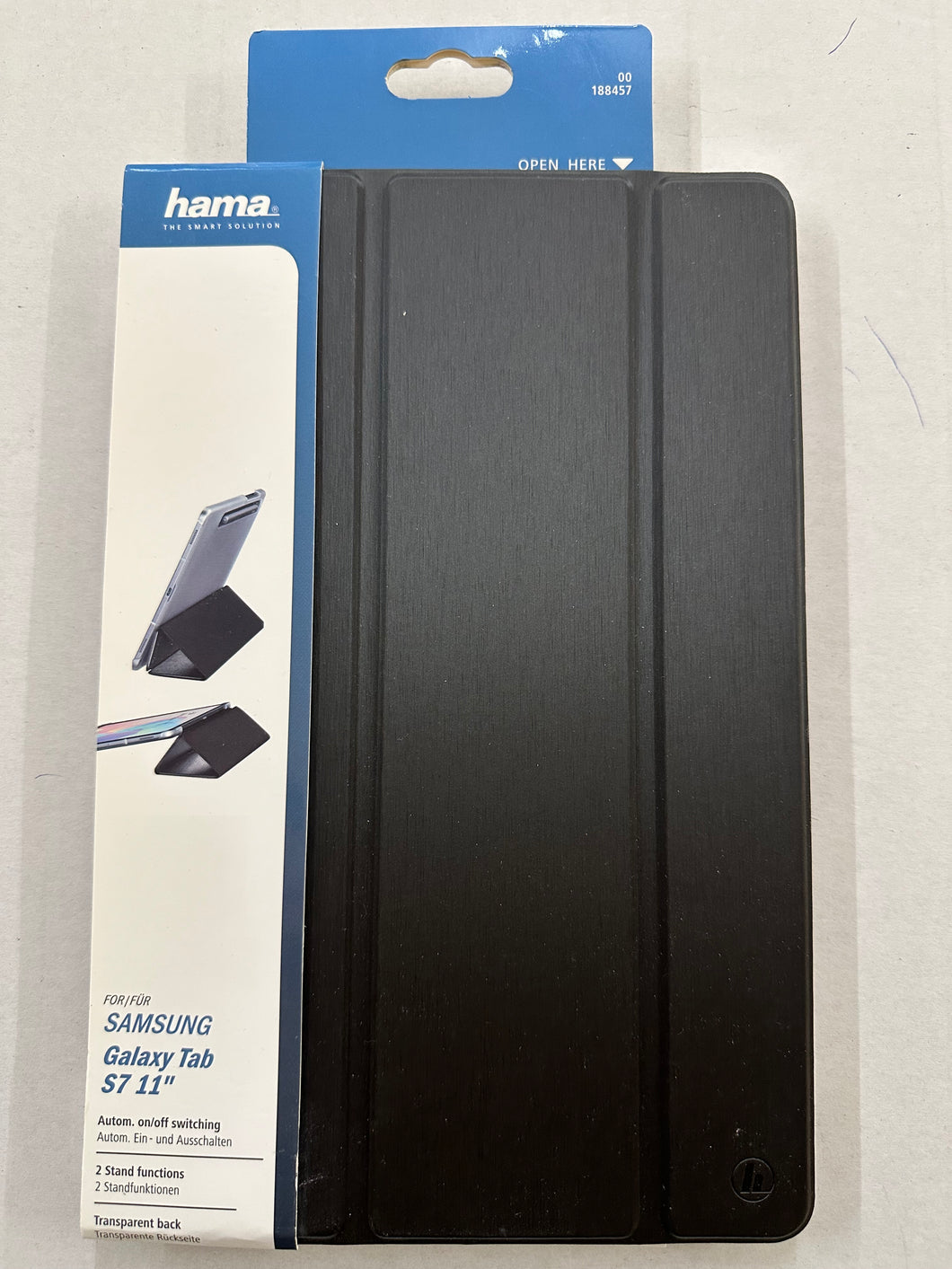 Hama Tablet-Case Fold Clear für Galaxy Tab S7 schwarz