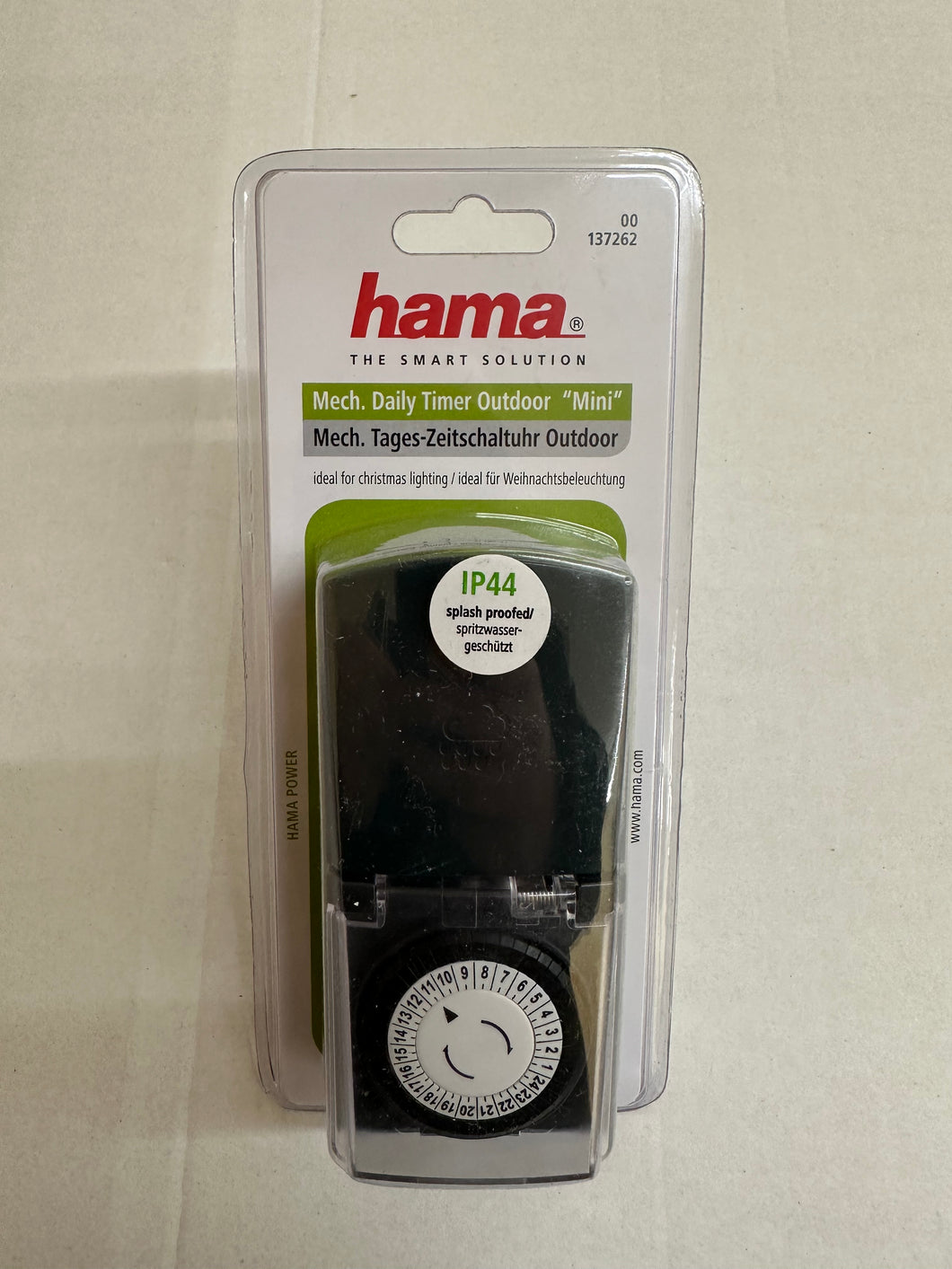 Hama 137262 Mini Tages-Zeitschaltuhr Outdoor (679)
