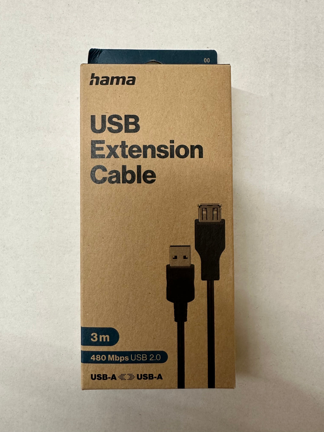 USB-Verlängerungskabel, USB 2.0, 480 Mbit/s, 3,00 m