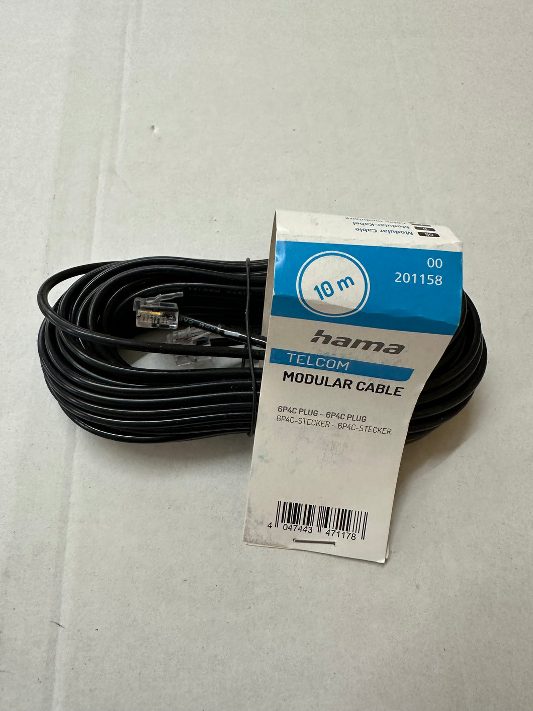 Hama 00201158 - Kabel Festnetz (Schwarz)