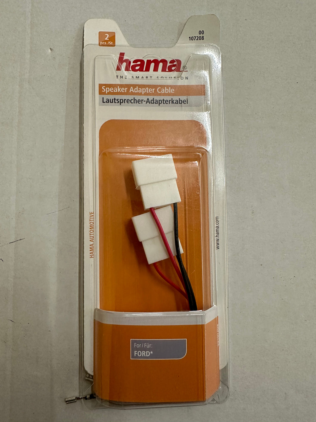 Hama 00107208 Lautsprecher-Adapterkabel für Ford (Mehrfarbig)
