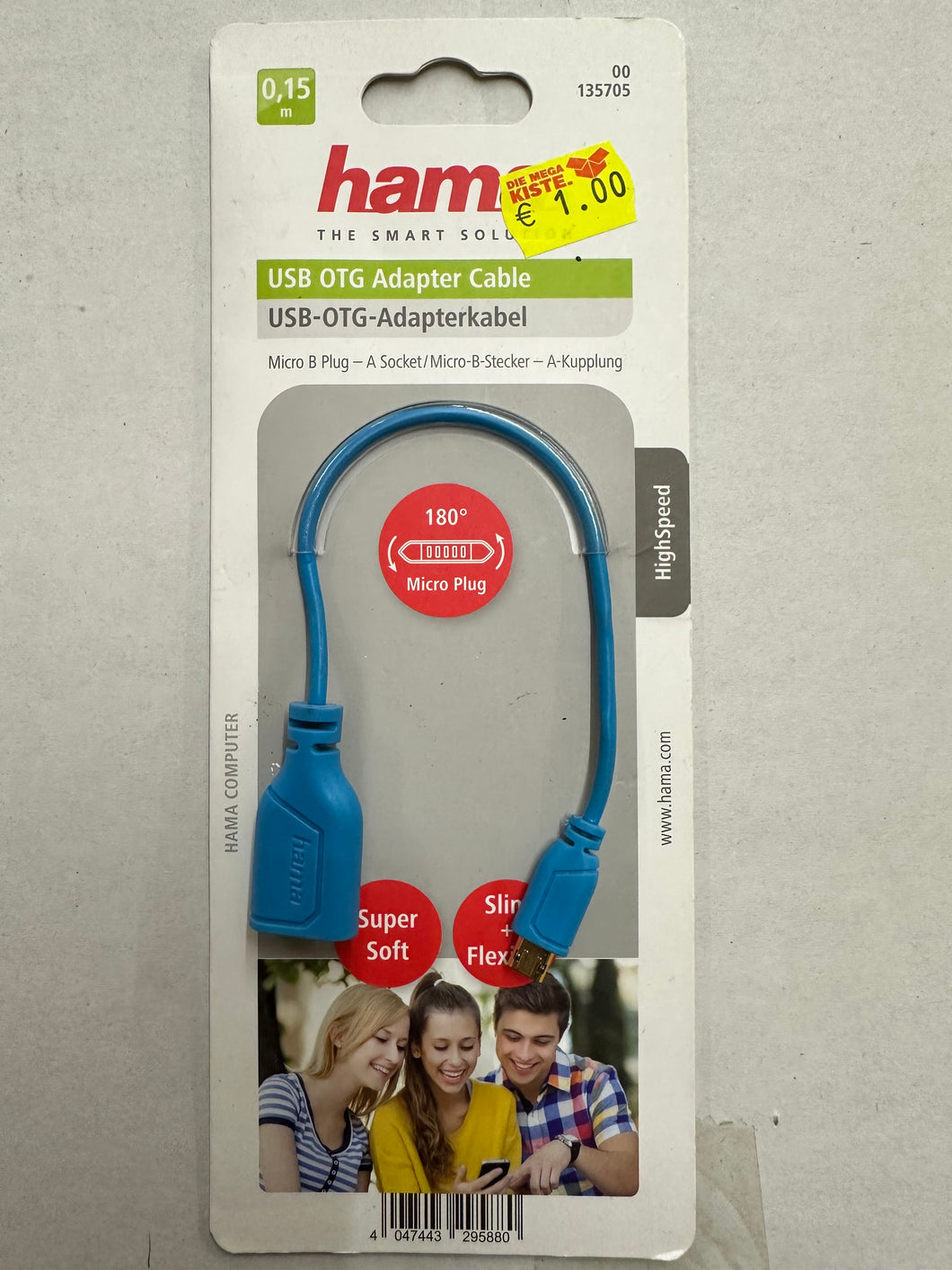 Hama 00135705 Micro-USB-OTG-Adapterkabel 