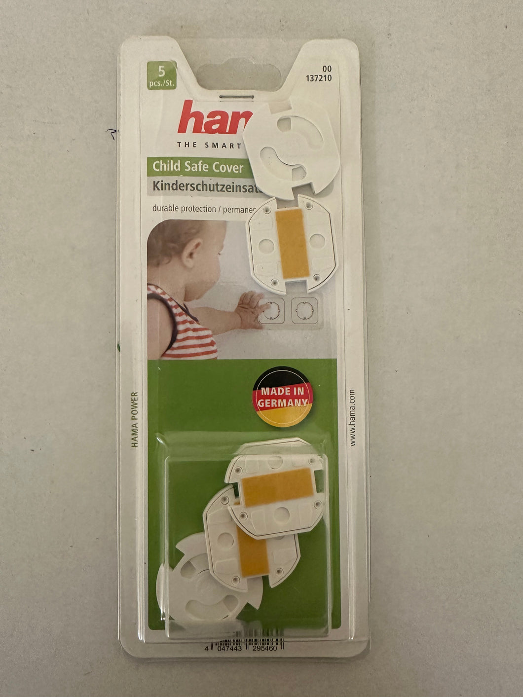 Hama Kinderschutzeinsätze für Schutzkontaktsteckdosen, 5 Stück