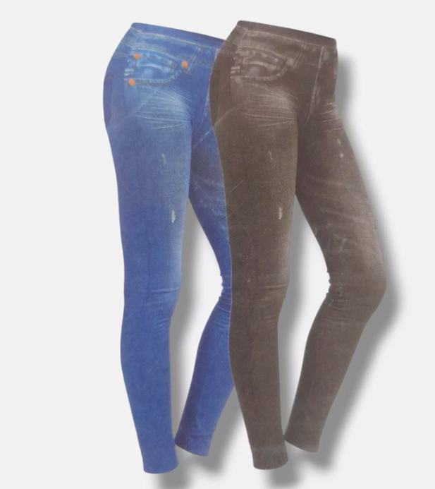 2 SLIMmaxx Jeans-Legging optisch Schlankeffekt Gr. 46/48