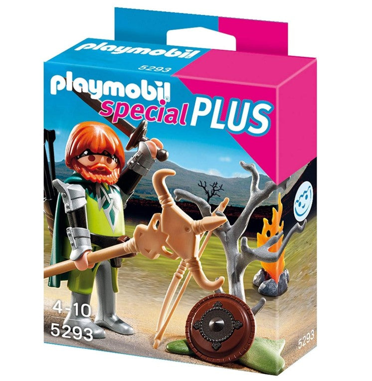 PLAYMOBIL 5293 Keltenkrieger mit Waffen am Lagerfeuer