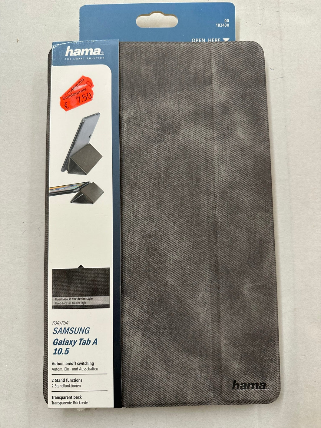 Hama Used - Look Tablet Case in Denim - Style 26,7 cm (10,5 Zoll)) grau(182430) - Die Mega Kiste