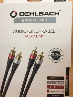 Oehlbach Excellence Audio - Cinchkabel AUDIO LINK - Die Mega Kiste