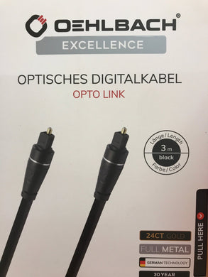 Oehlbach Excellence Optisches Digitalkabel OPTO LINK - Die Mega Kiste