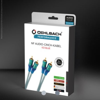 Oehlbach Performance NF Audio - Cinch - Kabel ICE BLUE - Die Mega Kiste