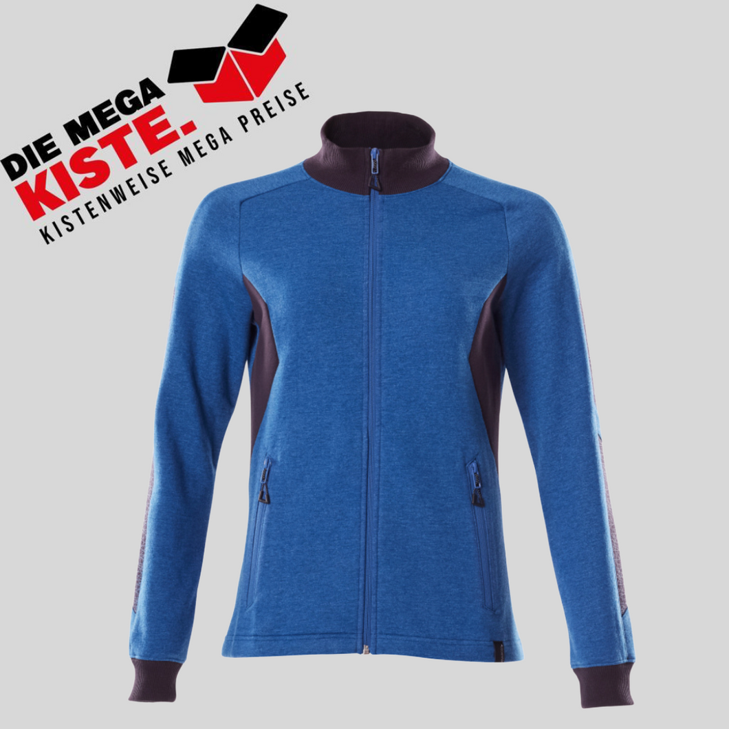 Mascot Herren Sweatshirt blau mit Reißverschluss  18484-962-91010